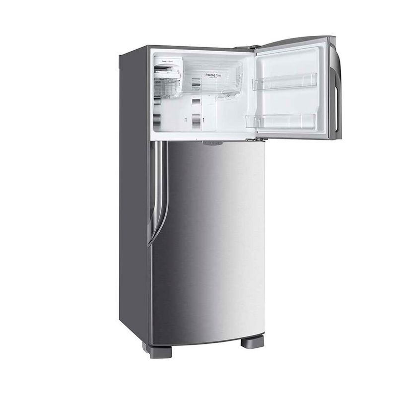 Refrigerador-Top-Freezer-LG-Fresh---Light-435L-Aco-Escovado-127V