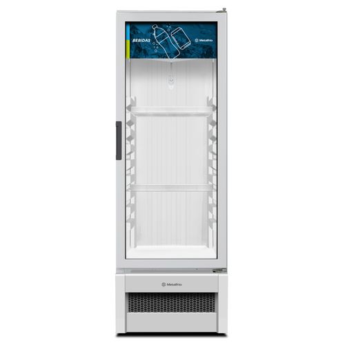 Expositor Vertical Porta de Vidro 256 Litros Metalfrio VB25R Branco 220V
