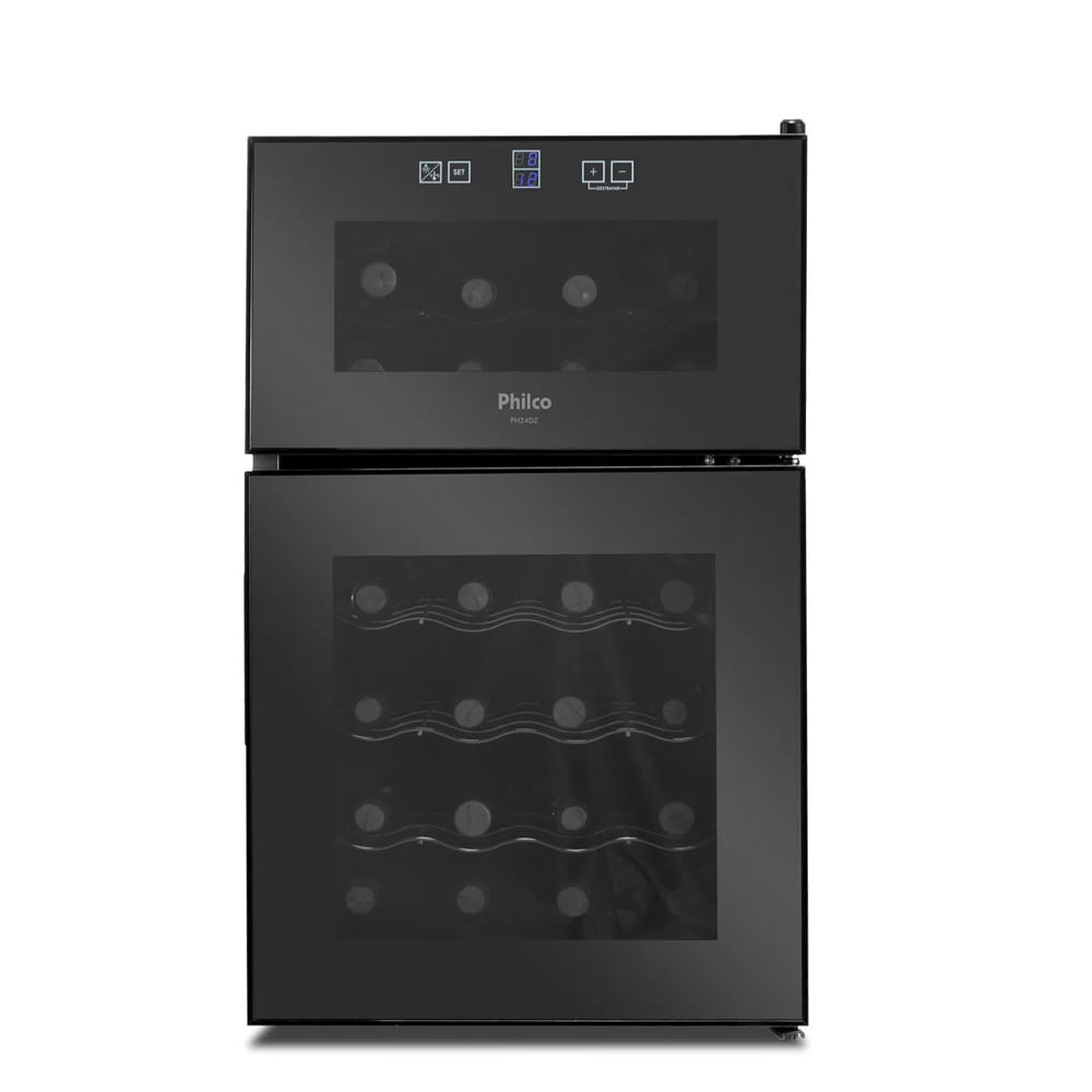 Adega Philco 24 Garrafas Preto Ph24dz - 220v