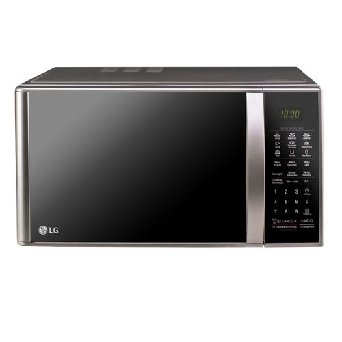 Micro-ondas com Grill 30L LG MH7093BRA Prata 220V