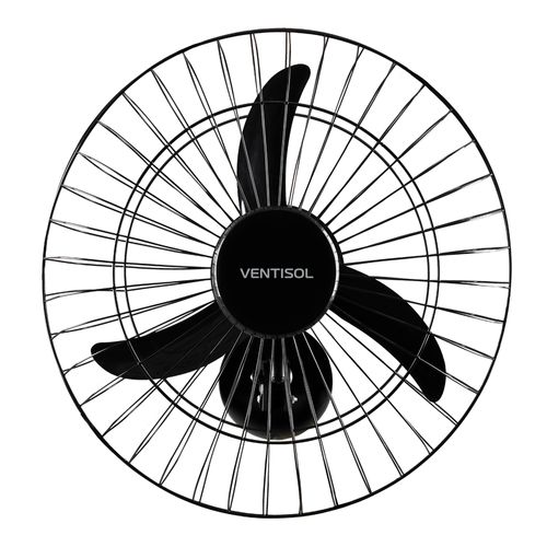 Ventilador de Parede Oscilante 50cm Ventisol New Preto 127V