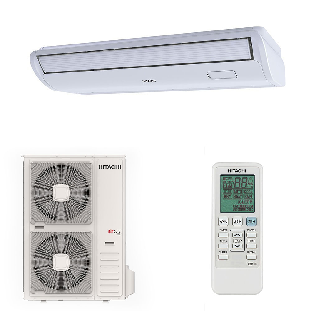Ar Condicionado Piso Teto Inverter Hitachi AirCore 600 46.000 Btus