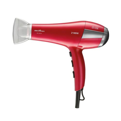 Secador de Cabelos 2100W Britânia BSC4050 Vermelho 220V