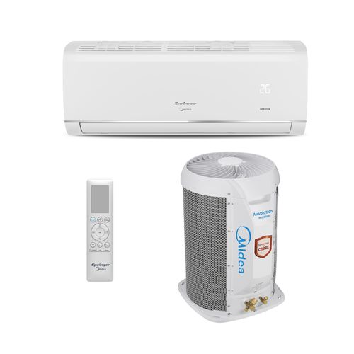 Ar Condicionado Split Hi Wall Inverter Springer Midea Airvolution 18.000 Btus Frio 220v