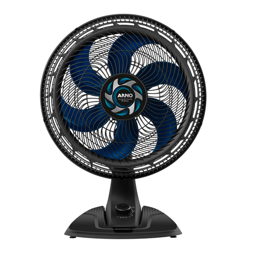 Ventilador de mesa Arno 40cm VB40 Xtreme Force Breezer preto com azul 220v