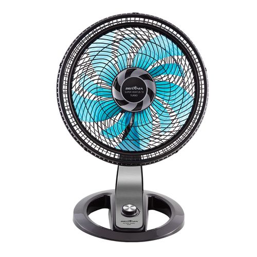 Ventilador de Mesa 40Cm Britânia BVT495PA Super Ventus 10 Turbo 127v