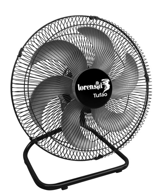 Ventilador de Mesa Turbo Tufão 50Cm Loren Sid Preto Bivolt