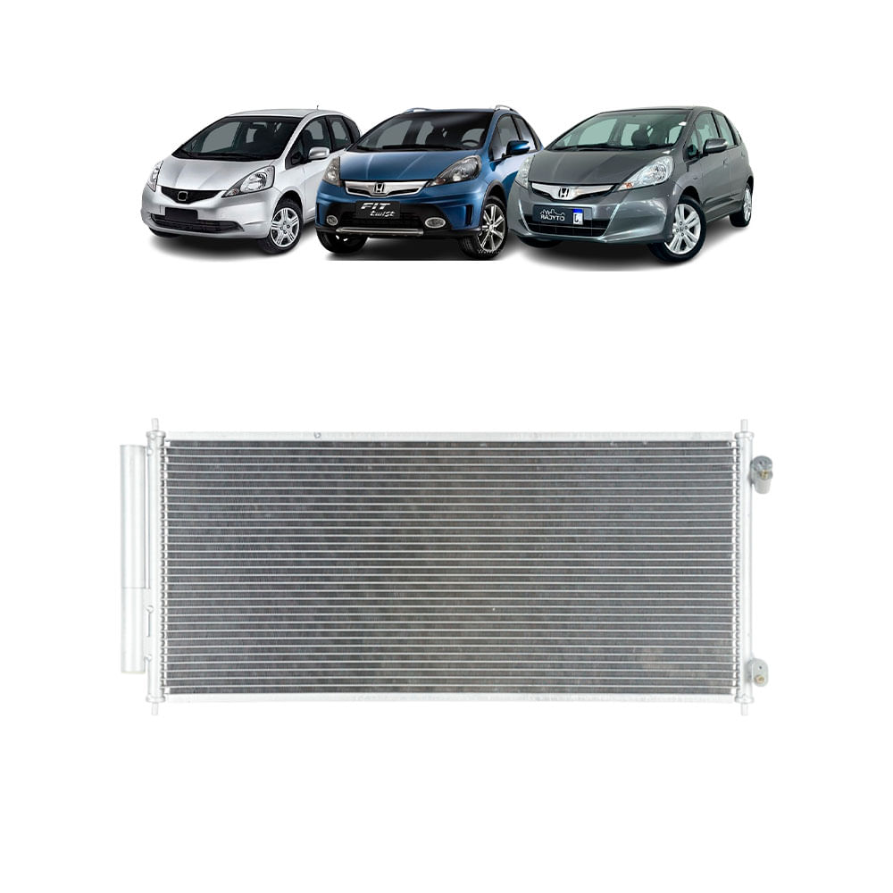 Condensadora JCM Honda / Fit / New / Twist