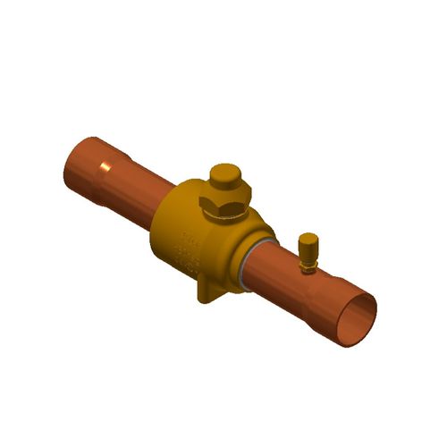 Válvula Esfera GBC 35s 1.3/8" Polegadas  Solda Schrader Danfoss 009L7057