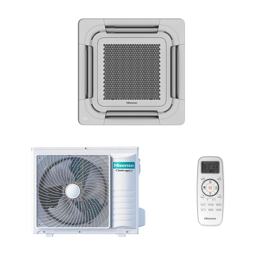 Ar Condicionado Split Cassete 4 Vias Hisense Inverter 36.000 Btus