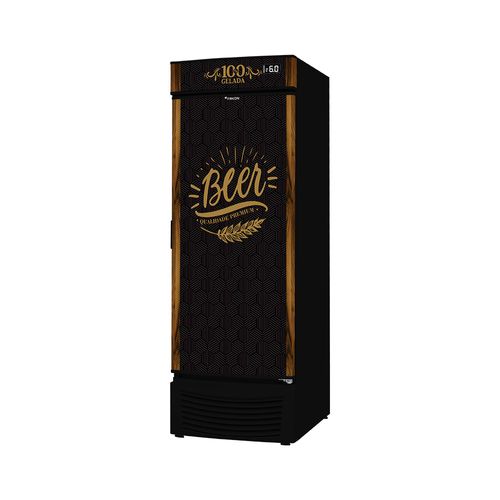 Cervejeira Porta Cega 431 Litros Fricon VCFC431-1C000 Preto 127V