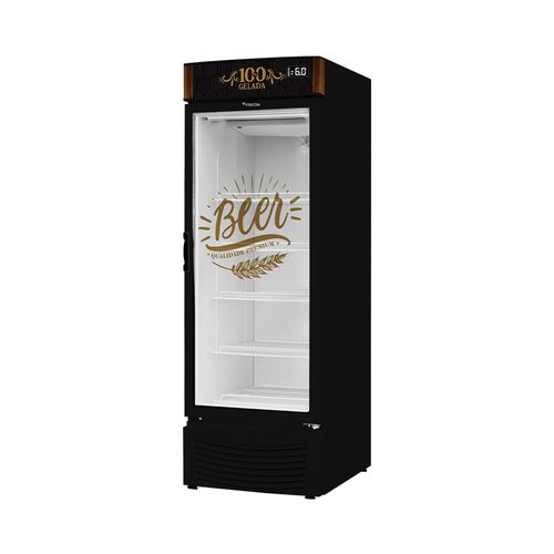 Cervejeira Porta de Vidro 565 Litros Fricon VCFC565-1V000 Preto 127V