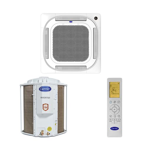 Ar Condicionado Split Cassete 4 vias Carrier Inverter Connect 24.000 Btus Frio 220v R-32