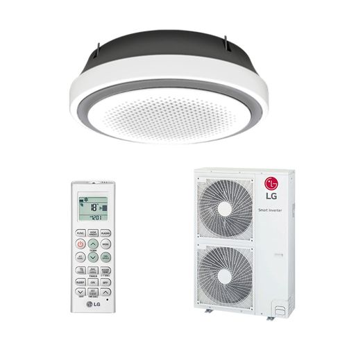 Ar Condicionado Split Cassete LG 360° Inverter 48.000 Btus Quente e Frio 220V R-410