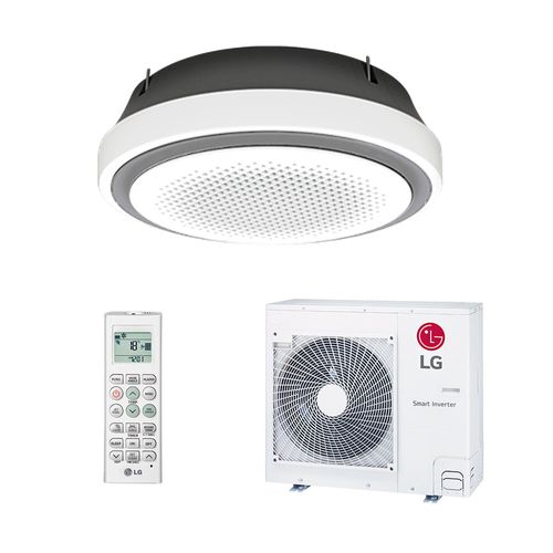 Ar Condicionado Split Cassete LG 360° Inverter 34.000 Btus Quente e Frio 220V R-410