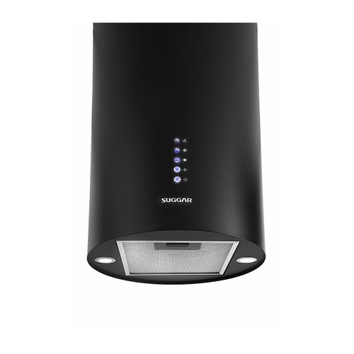 Coifa De Ilha Redonda Quartzo 35cm Suggar TP3521PT Preta 127v