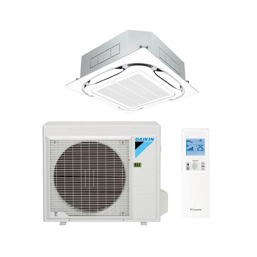 Ar Condicionado Split Cassete 4 Vias Inverter Daikin Sky Air 30.000 Btus Quente e Frio 220V R-32