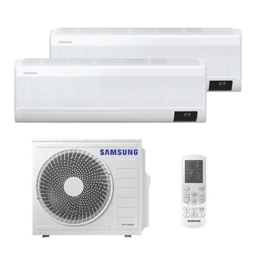 Ar Condicionado Bi Split Inverter Samsung WindFree 24.000 Btus (Hi Wall 12.000 BTUs + Hi Wall 12.000 BTUs) Quente e Frio 220V