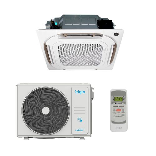 Ar Condicionado Split Cassete 4 Vias Elgin Eco Inverter 18.000 Btus Quente e Frio 220V